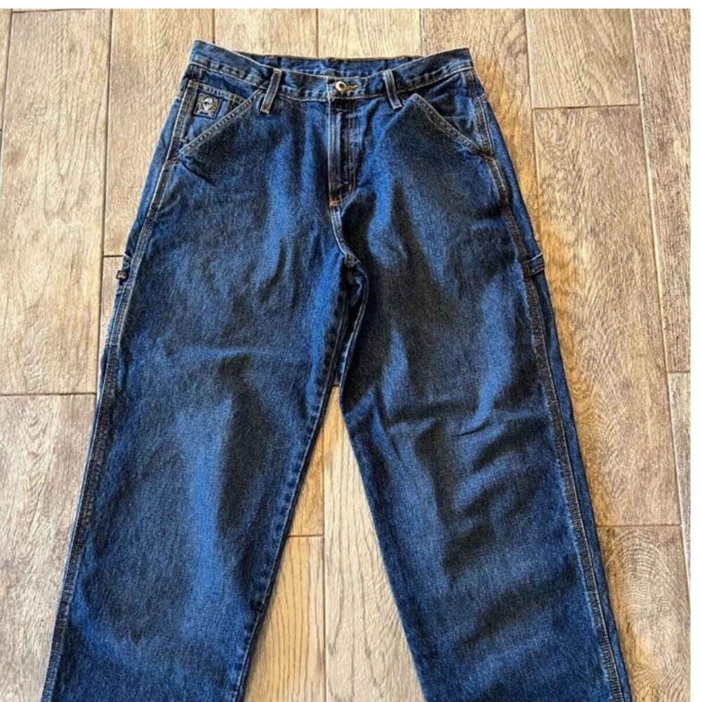 Cinch Jeans Denim Mens 33 x 34 Cargo carpenter 33x34 Cotton MB90434002 western